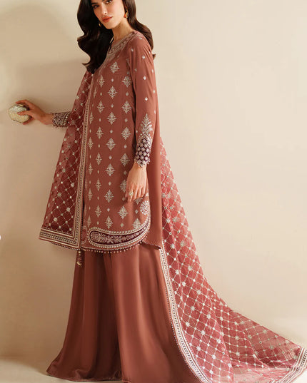 Avleen | Pure Velvet Embroidered Sharara