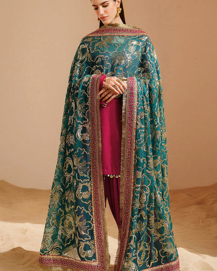 Reya | Pure Velvet Embroidered Farshi Shalwar