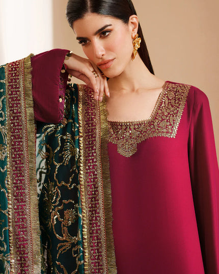 Reya | Pure Velvet Embroidered Farshi Shalwar