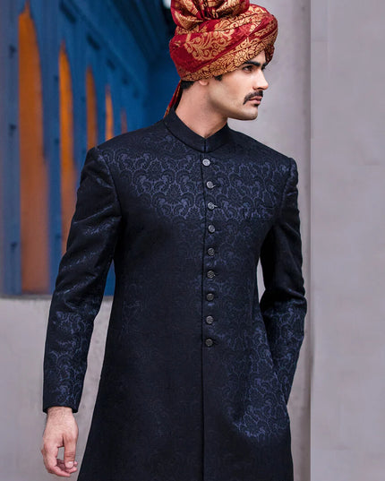Classic Tap Shoe Karandi Traditional Plain Sherwani