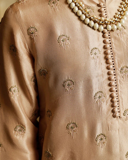 Luxury Raw Silk Embellished Kurta Pajama