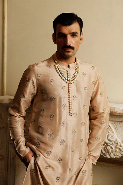 Luxury Raw Silk Embellished Kurta Pajama