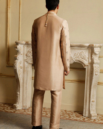 Luxury Raw Silk Embellished Kurta Pajama