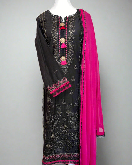 Asim Jofa | 2 Piece |  Embroidered Cambric Suit