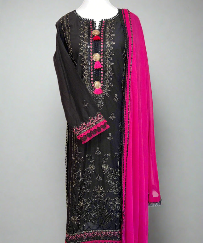 Asim Jofa | 2 Piece |  Embroidered Cambric Suit