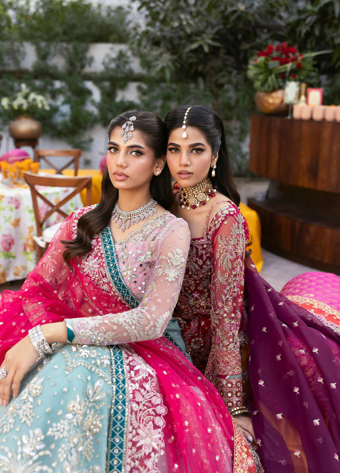 Shanaya | Rose Pink Embellished Embroidered Lehenga