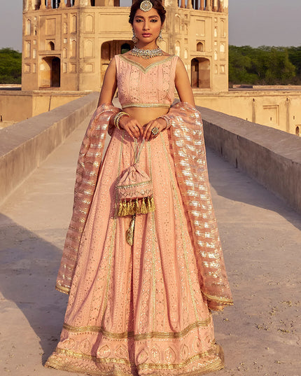 Gulab | Chicken Kari Embellished Lehenga Choli