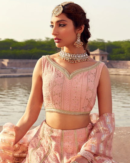 Gulab | Chicken Kari Embellished Lehenga Choli