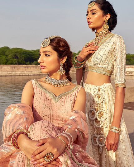Gulab | Chicken Kari Embellished Lehenga Choli