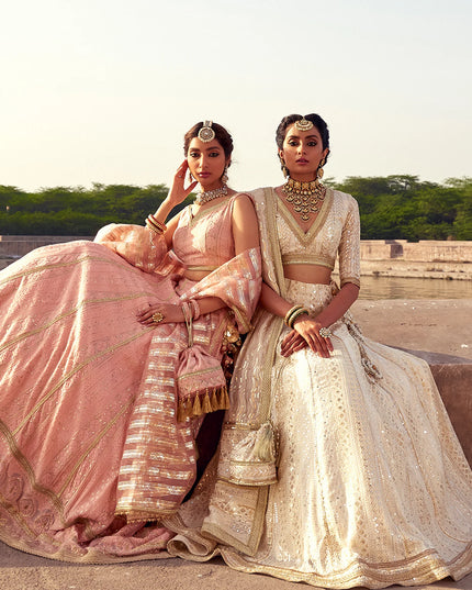 Gulab | Chicken Kari Embellished Lehenga Choli
