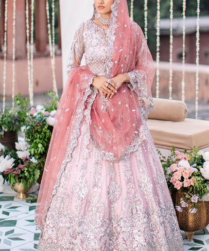 Nureh | Festive Wear Embellished Lehengha