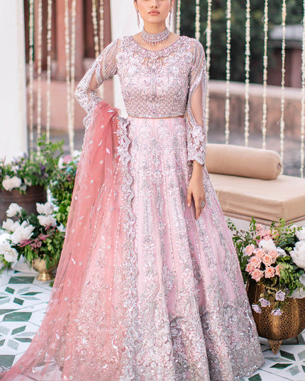Nureh | Festive Wear Embellished Lehengha