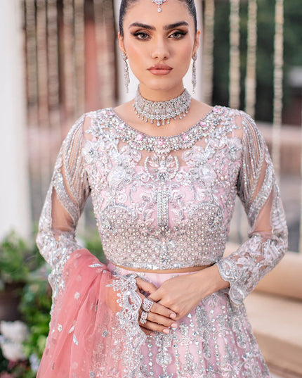Nureh | Festive Wear Embellished Lehengha