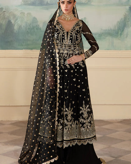 Nafeesa | Wedding Wear Chiffon Embellished Dress