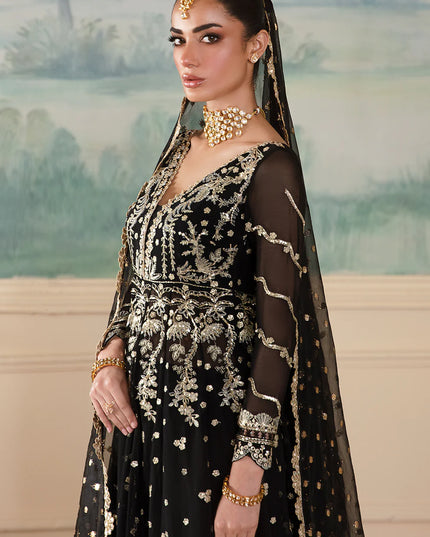 Nafeesa | Wedding Wear Chiffon Embellished Dress