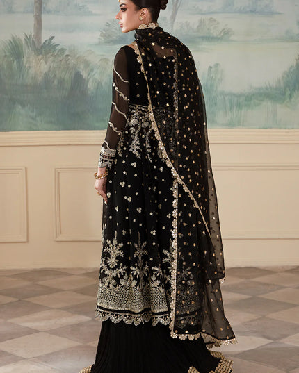 Nafeesa | Wedding Wear Chiffon Embellished Dress