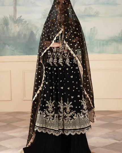 Nafeesa | Wedding Wear Chiffon Embellished Dress