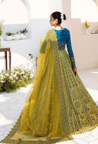 Lita | Embroidered Raw Silk Lehenga