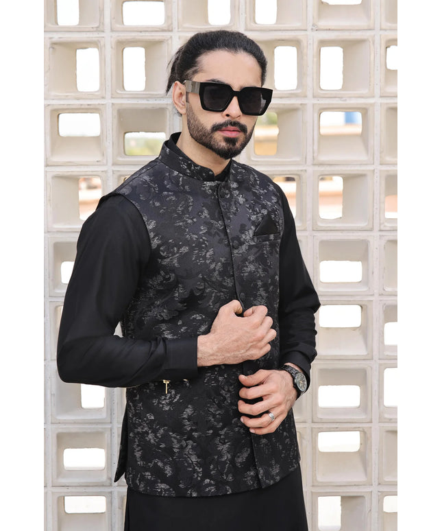 Black Formal Waistcoat