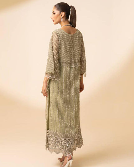 Jade Green | Embellished Organza Co Ord Set