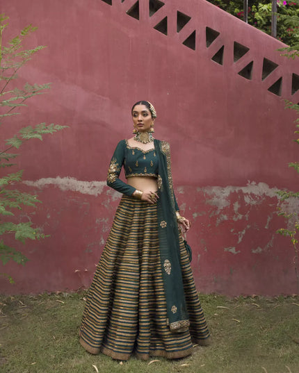 Shanara | Silk Embellished Lehenga