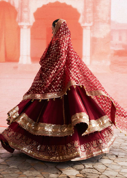 Hussain Rehar | Peshwas Embroidered Lehenga Dress