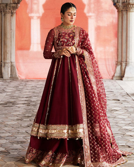 Hussain Rehar | Peshwas Embroidered Lehenga Dress