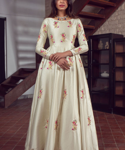 Naveena | Festive Wear Anarkali Dress