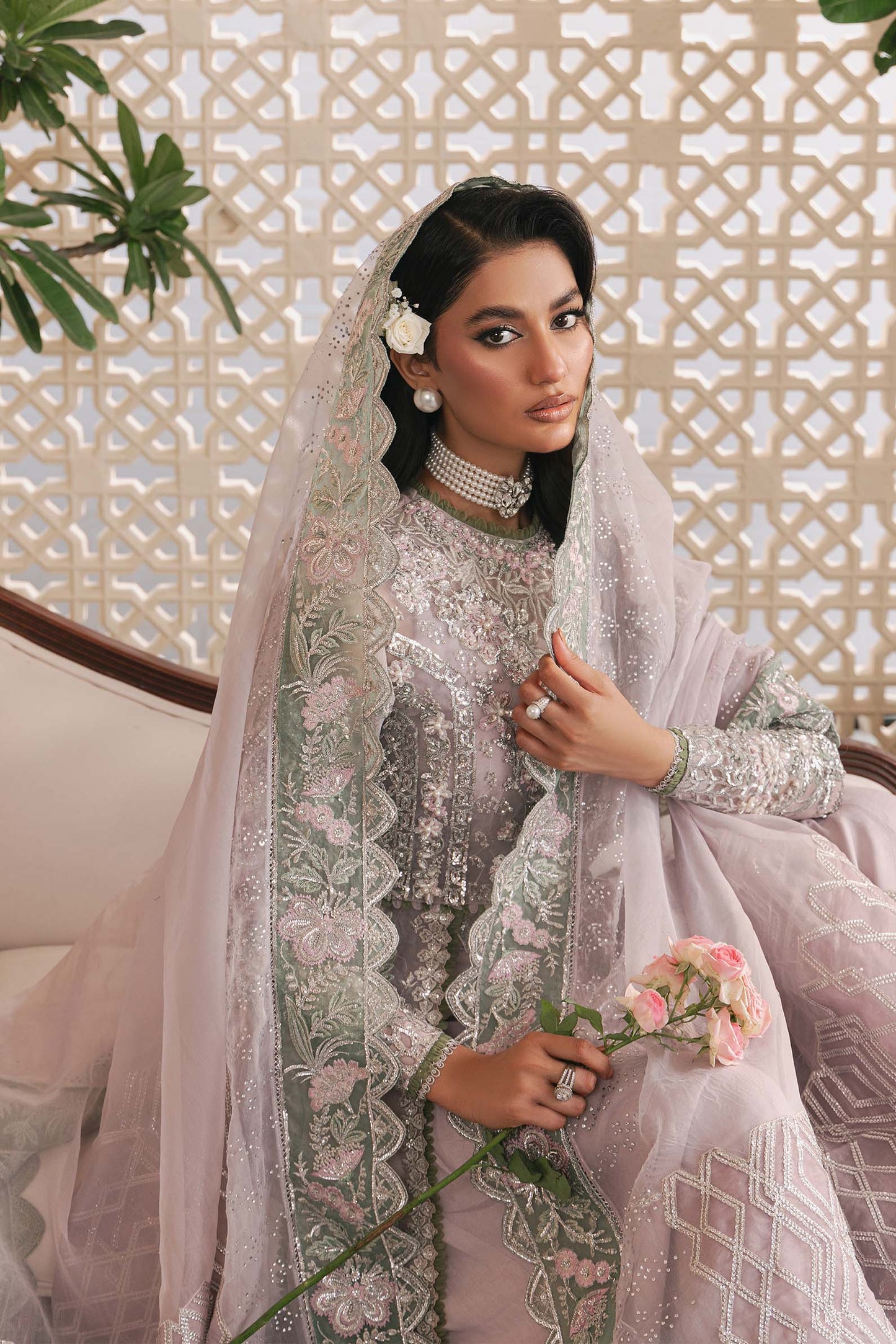 GIA | Maryam Hussain Embroidered Hand Embellished Sharara