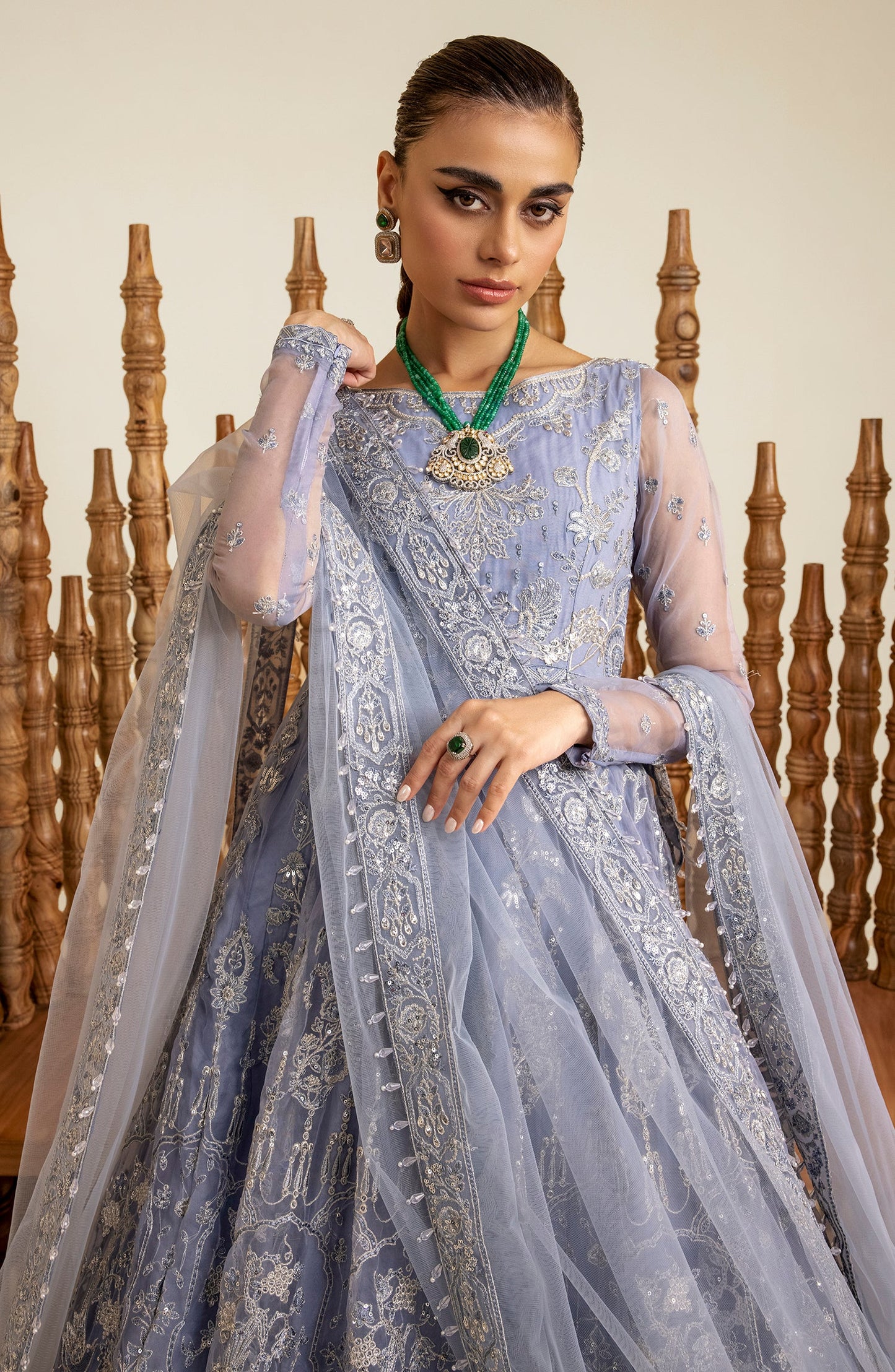 Chanda | Embroidered Wedding Wear Maxi