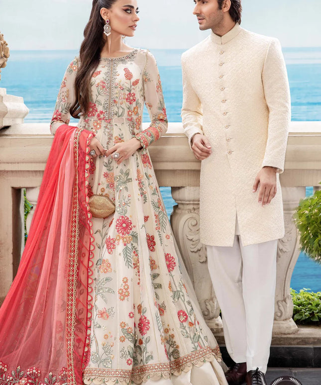 Maria B | Floral Chiffon Frock