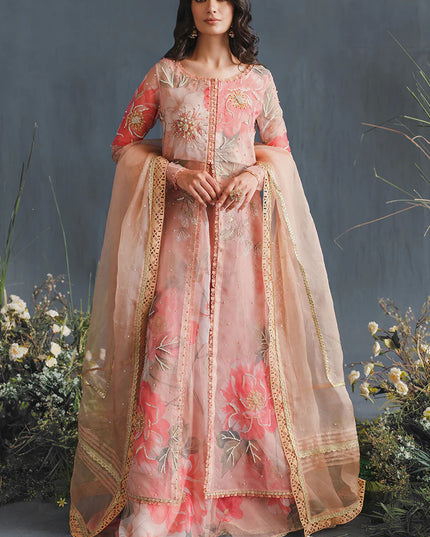 MUSHQ | Luxury Embellished Organza Lehenga