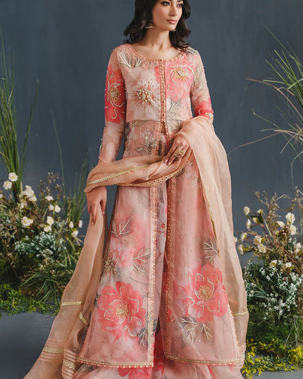 MUSHQ | Luxury Embellished Organza Lehenga