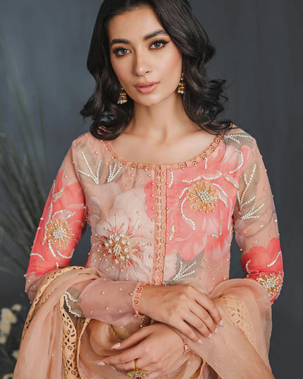 MUSHQ | Luxury Embellished Organza Lehenga