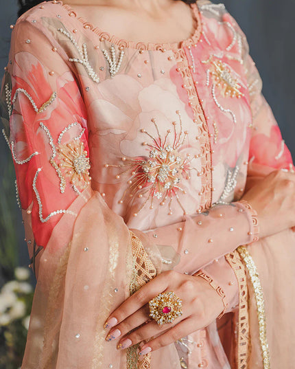 MUSHQ | Luxury Embellished Organza Lehenga