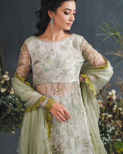 MUSHQ | Luxury Embellished Organza Lehenga