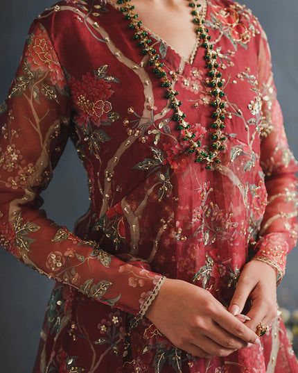 MUSHQ | Luxury Embellished Organza Lehenga