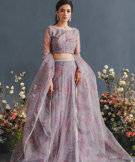 MUSHQ | Luxury Embellished Organza Lehenga