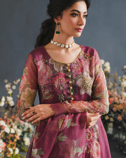 MUSHQ | Luxury Embellished Organza Lehenga