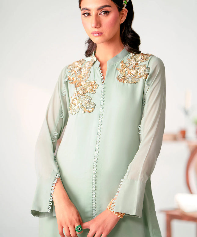 Diva | Chiffon Embellished Coord Set