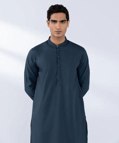 1 Piece | Black Embroidered Kurta