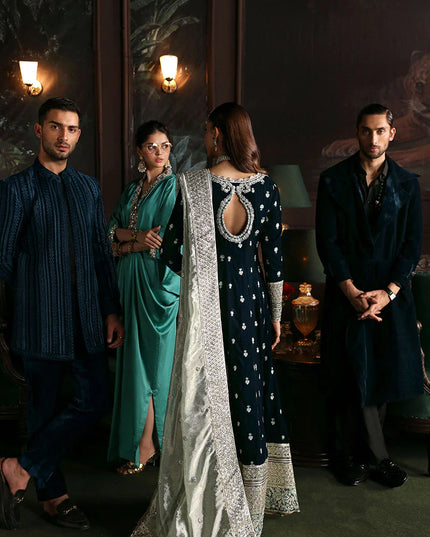 Mushq | Velvet Embellished Maxi Dress