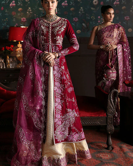 Mushq | Festive Velvet Embellished Lehenga
