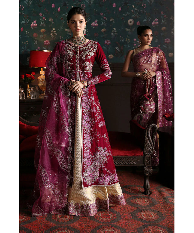 Mushq | Festive Velvet Embellished Lehenga