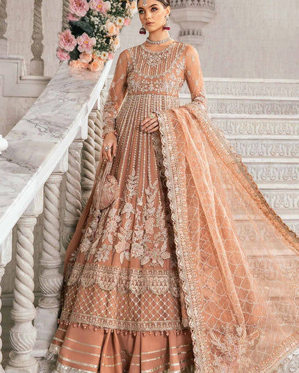 Maria B | Mbroidered Net Embellished Lehenga