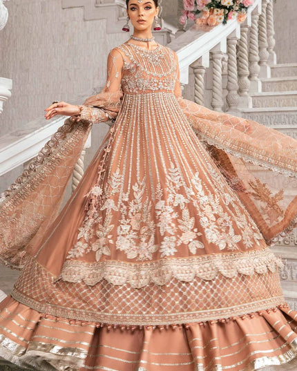Maria B | Mbroidered Net Embellished Lehenga
