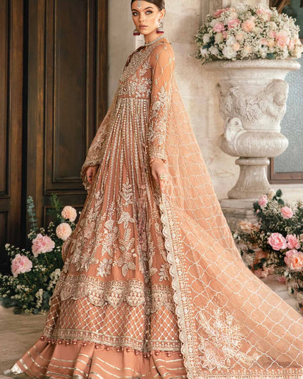 Maria B | Mbroidered Net Embellished Lehenga