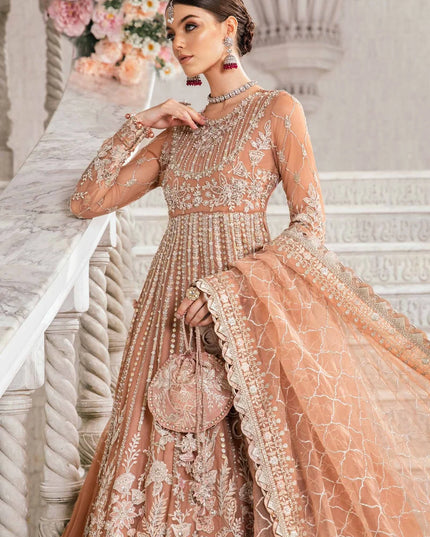 Maria B | Mbroidered Net Embellished Lehenga