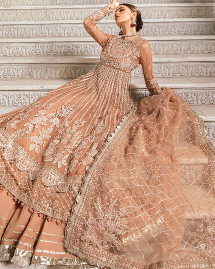 Maria B | Mbroidered Net Embellished Lehenga