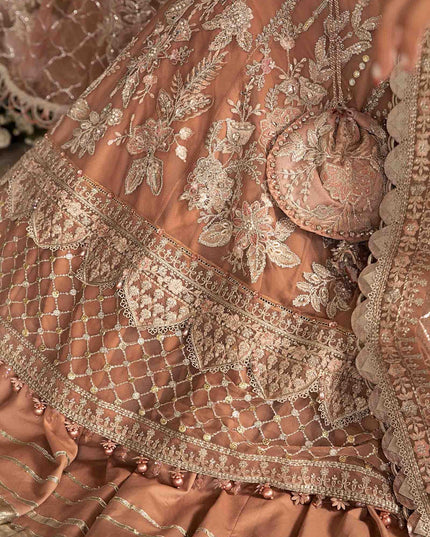Maria B | Mbroidered Net Embellished Lehenga